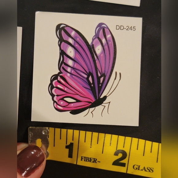 Colorful Unicorn and Butterfly Tattoos - Picture 6 of 7